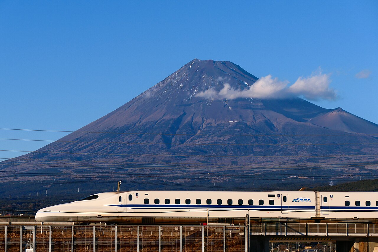 High speed rail representing ultra-fast ground freight